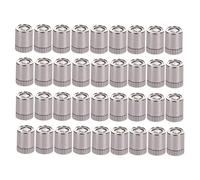 Kznifmk 36 Luces en Miniatura para Casa de Muñecas, Luces LED en Miniatura para Manualidades, Mini Focos con Pilas (Cálido)