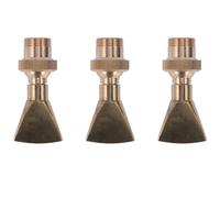 Kznifmk 3piezas 1/2Pulgada DN15 y 3/4 Pulgada DN20 Boquilla de Fuente de Agua de LatóN Rociador Aspersor Cabeza de JardíN Fuente de JardíN DecoracióN de Estanque de JardíN Equipo de Fuente