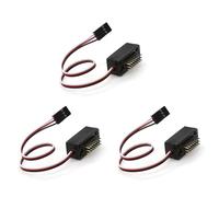 Kznifmk 3X 1 una 8 RC Car 3 Canales CH3 3CH LED LáMpara de Panel de Interruptor de Luz para RC Modelo Car SCX10 TRX4