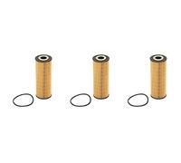 Kznifmk 3X 1041800109 Kit de Filtro de Aceite de Motor para W124 W129 W140 R170 W202