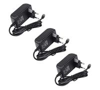 Kznifmk 3X 12V 2A 24W Transformador Adaptador de Fuente de Alimentacion para 5050 3528 LED Luz de Tira Enchufe de la UE