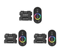 Kznifmk 3X 30A Contacto RGB Control Remoto DC 12V 24V 3 Canalesx10A 360W / 720W Controlador para Tira de Luz LED Accesorios SMD 5050