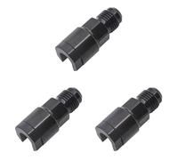 Kznifmk 3X Adaptador EFI Hembra de DesconexióN RáPida 6AN A 3/8, Accesorio de Aluminio AN6 Macho Flare A Conectores de TuberíA de LíNea de Combustible de 3/8 Pulgadas (3/8)