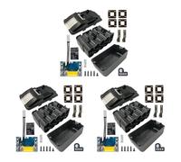 Kznifmk 3X BL1830 10 x 21700 Caja de Batería PCB Protección de Carga Placa de Circuito Caja de Carcasa BL1860 para 18V 3.0Ah 9.0Ah House