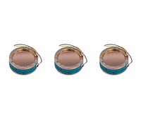 Kznifmk 3X Cartucho de Micrófono de Diafragma Grande de 34mm Cápsula de Micrófono Condensador de Grabación de Núcleo para Micrófono Condensador de Grabación de Estudio