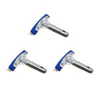 Kznifmk 3X Cepillo Limpiador de Piscina de Acero Inoxidable de 5,5 Pulgadas para Herramienta de Equipo de Limpieza de Pared de Suelo de Estanque de SPA