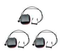 Kznifmk 3X Clip de Nariz de Buceo Libre de Aluminio para AviacióN Clips de Nariz CóModos para Bucear Hacer Surf Nadar Almohadilla de Silicona Antideslizante en Ambos, Negra