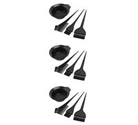 Kznifmk 3X Conjunto de Herramienta de Colorear El Cabello Cepillos de Peine Tazon de Tinte de Color de Pelo