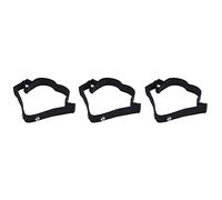 Kznifmk 3X Correa de Cinturón para El Pecho para para Sports Monitor de Frecuencia Cardíaca Inalámbrico, Negro