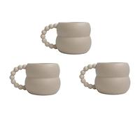 Kznifmk 3X de Cerámica Creativa de Café Decoración Nórdica para El Hogar Arte Hecho Una Mano de Té de la Leche Vasos para El Hogar Pareja Personalizada B