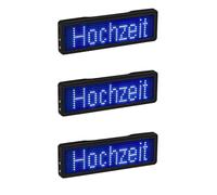 Kznifmk 3X de Nombre LED Bluetooth SeñAl de Luz Recargable Tablero de Mensajes de Desplazamiento Programable DIY Pantalla LED, Tipo 5