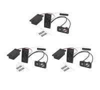 Kznifmk 3X Eléctrico Accesorio para Preamplificador Piezoeléctrico con de Tonos Activos de Latón