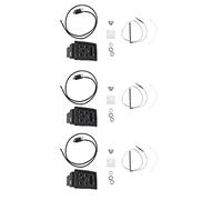 Kznifmk 3X EQ-4T Preamplificador EQ de 4 Bandas con Sintonizador para Guitarra Acústica con Sintonizador LCD Y Control de Volumen Preamplificador de Guitarra Eléctrica