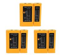 Kznifmk 3X Herramienta de Prueba del Probador de Cables de Red RJ45 RJ11 RJ12 CAT5 CAT6 UTP USB LAN Cable Ethernet Probador de Cable (Batería No Incluida)