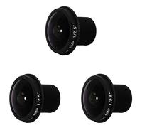 Kznifmk 3X Lente HD Ojo de CCTV 5MP 1.8mm x 0.5 Montaje 1/2.5 F2.0 180 Grados para Camaras de Videovigilancia Lentes CCTV