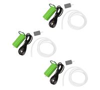 Kznifmk 3X Mini Bomba de AireaciÓn USB Bomba de Aire Aireador de Acuario Ultra Silencioso Verde