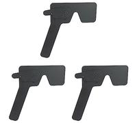 Kznifmk 3X Ocular Oclusor Oftálmico Profesional Lorgnette 17 Estenopeico de Plástico Negro para Prueba de Visión