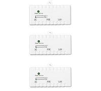 Kznifmk 3X PoE Splitter Inyector PoE Rj45 DC 5.5mm x 2.1mm Entrada Pasivo PoE Injector Splitter Conector del Adaptador para La Cámara IP de Red ()