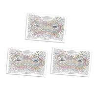 Kznifmk 3X Póster Web Curativo, Gráfico de Naturales, Lienzo, Arte de Pared, Póster Horizontal, Impresión de Carteles de Salud Mental