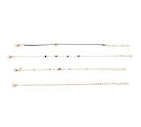 Kznifmk 4 Pcs/Conjunto Vintage Tobilleras Hechas A Mano Redondas De Amor con Forma De Corazon Juego De Tobilleras Multicapa De Moda para Mujer Joyas De Personalidad