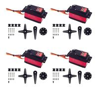 Kznifmk 4 Pieza DS5160 60Kg 8.4V Servo Digital A Prueba de Agua de Alto Voltaje para 1: 5 RC Coche SAVOX-0236 XL 5T Robot Arm 270 Servo