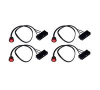 Kznifmk 4 Piezas 50cm Cable Cobre Alambre de Estaño 24- Hembra ATX PSU PC Fuente de Alimentación Probador de Arranque Puente de Arranque con Interruptor de Encendido/Apagado
