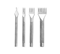 Kznifmk 4 Piezas de Herramienta de para Bricolaje con Corte de Diamante Antideslizante, Corte Plano Oblicuo, Galvanoplastia, Orificio de Corte de Diamante Cosido A Mano (5 Mm)