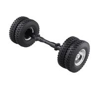 Kznifmk 4 Piezas de Neumáticos de Goma Sin Eje de Transmisión de Potencia para Camión -RC 1/14 770S 3363 FH16 Man DIY Parts Toys B