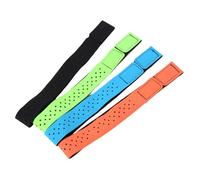 Kznifmk 4 Piezas de Repuesto para Monitor de Ritmo Cardíaco, Correa para Brazalete, Brazalete de Repuesto Ajustable, Correa para Muñeca Deportiva Universal M