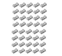 Kznifmk 40 Piezas 24 mm x 11 mm x 10 mm Consola Mezcladora Deslizador Fader Perillas de Repuesto para Potenciómetro Perilla Gris Marca Negra