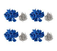 Kznifmk 40 Piezas De Cuerda De Escalada Conector De PláStico Hebilla De Red Accesorios De Escalada para Columpios De DiversióN Al Aire Libre Piezas De Cuerda De Escalada Azul