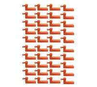 Kznifmk 40 Uds. de NivelacióN de Azulejos de áNgulo Macho, Espaciadores de Clips para Suelo, Pared, FijacióN de CeráMica, ColocacióN, Herramientas de ConstruccióN, ConstruccióN