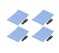 Kznifmk 400 Piezas Azul Puerto RJ45 Ethernet LAN Hub Anti-Polvo Cubierta Enchufe Protector de Bloqueo con Cerradura Y Llave Patentada