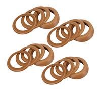 Kznifmk 40Pcs 1100W Uso de Compresor Dental Pistones Anillo de Goma de Poliimida Compresor de Aire Sin Aceite Anillos de TFE