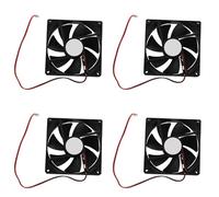 Kznifmk 4piezas 90mm X 25mm DC 12V Ventilador de Enfriamiento de 2 para Caja de Computador Enfriador de CPU