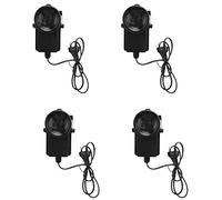 Kznifmk 4X 15W RGBW LED Iluminacion de Escenario de Haz de Punto de Pin Profesional Luz de Fondo de KTV Fiesta Disco DJ Luz de Escenario