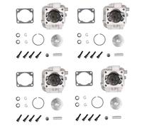 Kznifmk 4X 29CC Juego de Cilindros de 4 Orificios Apto para Motor Rovan TSRC para 1/5 Rovan Kingmotor Baja FG Goped