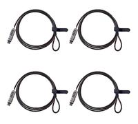 Kznifmk 4X 4 Cerradura Universal Digital USB para Computadora Portátil Bloqueo de Cable de Seguridad para Computadora