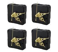 Kznifmk 4X Accesorios Movimiento de Reloj de Pared Retro Reloj de Pared de la Textura del Metal Reloj DIY