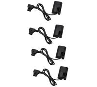 Kznifmk 4X Adaptador de Batería Simulada Completamente Decodificado D-Tap Una LP-E6 con Protección de Polaridad Inversa para 5D II/III/IV 5Dsr 6D 6Dii 60D 70D 80D 7D