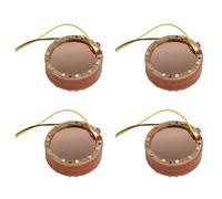 Kznifmk 4X CáPsula de MicróFono de Condensador de GrabacióN con NúCleo de Cartucho de MicróFono de Diafragma Grande de 34 mm