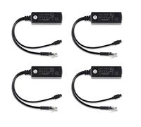 Kznifmk 4X Divisor Aislado Estandar del Modulo de Fuente de Alimentacion PoE Divisor de Interfaz USB 48V A 5V2.4A