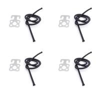 Kznifmk 4X Gancho de Placa de Buceo con Cuerda Elástica para BCD de Montaje Lateral Trasero Y Traje Seco