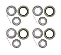 Kznifmk 4X Kit de Cojinetes de Cubo de Remolque para 3500 Eje de 84 de 1,719 Pulgadas L68149 L44649