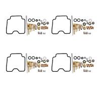 Kznifmk 4X Kit de Reconstrucción de Carburador para LTZ400 2003-2008 400 Z400 Kit de Reparación de Carburador de Carburador de Motocicleta Piezas de Repuesto