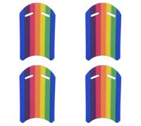 Kznifmk 4X Niños Adultos Iris Natación Kickboard Espuma Flotador Kick Board Piscina Entrenamiento Ayuda Flotador Mano Espuma Tablero Herramienta