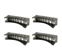 Kznifmk 4X para Caja de Almacenamiento de Base para Cortadora de Cabello Recortadora Peine Guía Peine Guía Herramienta de Peluquero