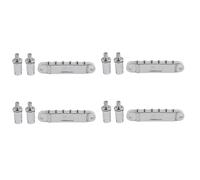 Kznifmk 4X Plata Tune-O- Electric Roller Saddle Bridge Lp Puente de Guitarra Eléctrica Hecho en Corea