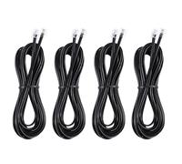 Kznifmk 4X RJ11 6P4C Cuerda Cable de Telefono Modem ADSL 5 Metros