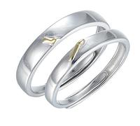 Kznifmk 5: 2 Am Te Momento Anillo, Anillo de Bodas de Pareja Regalo de San ValentíN para Esposa y Novia